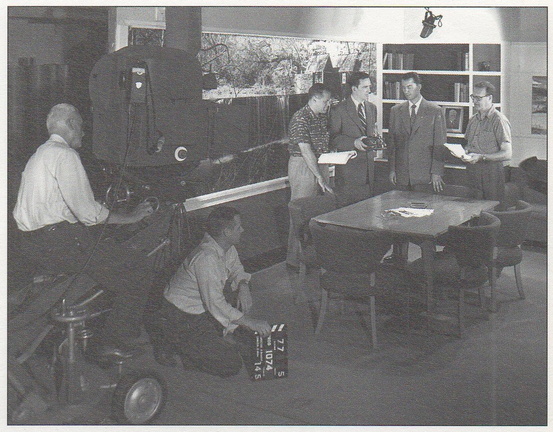 Filming the Woodwatd Way in 1953.
