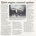 The Woodward FJ44 fuel control history.