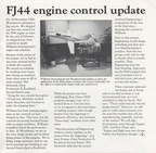 The Woodward FJ44 fuel control history.