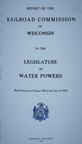 LEGISLATURE ON WATER POWERS IN WISCONSIN.
