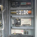 A typical Woodward electronic engine generator governor control setup.
