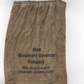A vintage Woodward governor parts bag found at an estate sale.