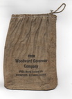 A vintage Woodward governor parts bag found at an estate sale.