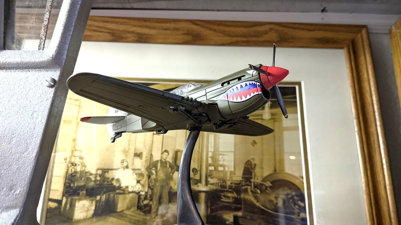 The Allison's V-1710 engines produced 1,040 hp at sea level. Both engine governors used in this engine are in the oldWoodward collection along with the operating and maintenance manuals. 1.jpg