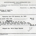 Documenting the evolution of the Woodward governor control system.