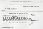 Documenting the evolution of the Woodward governor control system.
