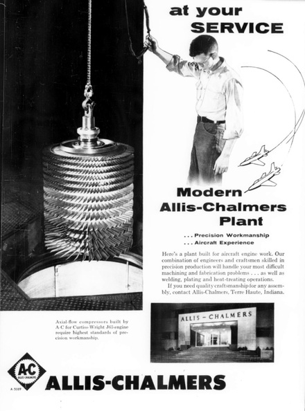 The Allis-Chalmers Manufacturing Company was a big customer for Woodward's Hydro products.