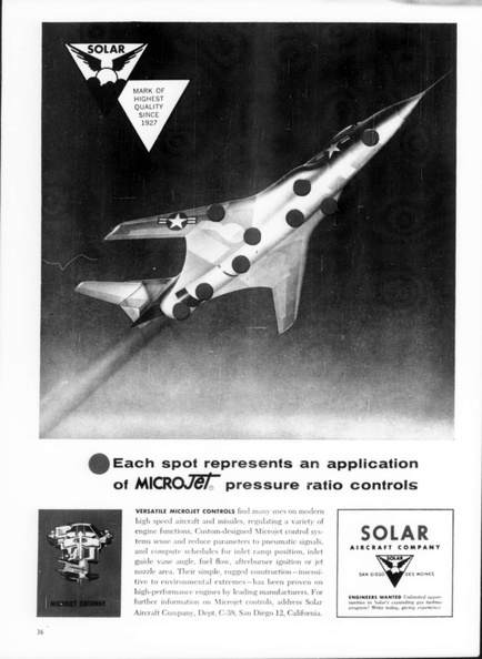 THE SOLAR AIRCRAFT COMPANY.