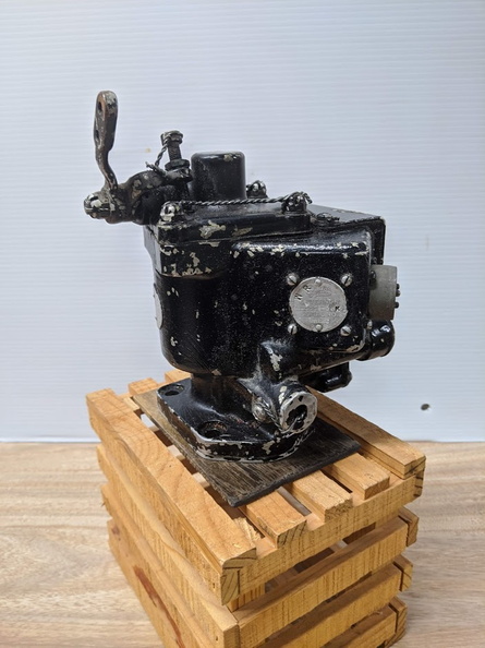 The Curtiss-Wright aircraft engine governor in the collection.