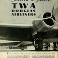 The Douglass DC3 Aircraft with the first application of Elmer Woodward's propeller engine governor from patent number 2,204,640.