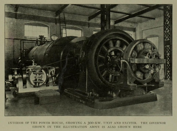 Interior of the Hydropower house.