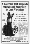 The Woodward Oil Pressure Governor... A Governor that Responds Quickly and Accurately to Load Variations.