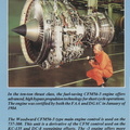 It all started with this CFM56-2-3 gas turbine engine on the Boeing 737 aircraft.