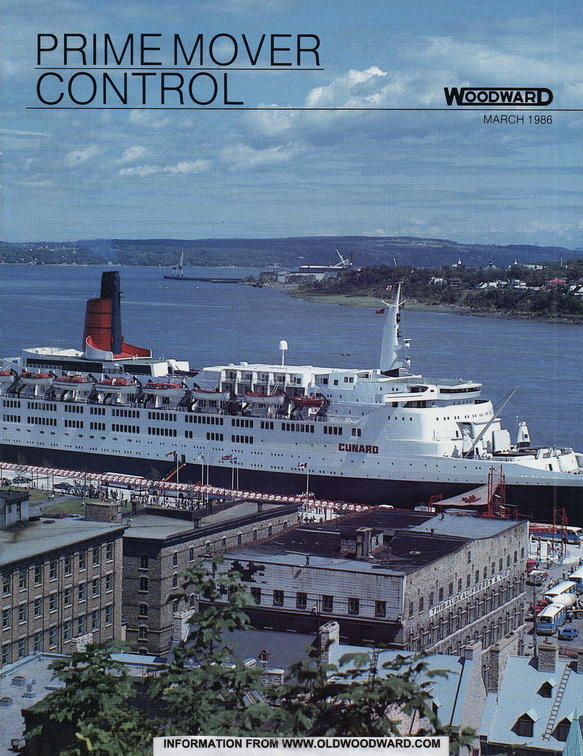 Prime Mover Control March 1986.  Prime Mover Control History From 37 years ago.