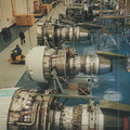The massive Rolls-Royce RB-211 jet engines.
