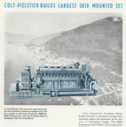 The world's largest FM 18 cylinder, 9000 horsepower engine-generator manufactured.  