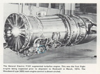 The massive General Electric F101 augmented turbofan jet engine.