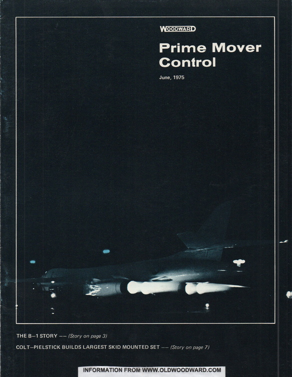 PRIME MOVER CONTROL JUNE 1975.