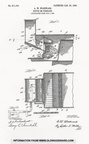 Amos Woodward's Stove Patent Number 811,348.  April 1904.