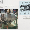 The Williams Research WR-19-3 fanjet engine.