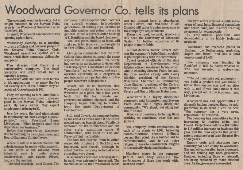 Stevens Point Journa,l May 21, 1981.