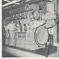 A cutaway of the legacy General Motors EMD 12-567 diesel engine.