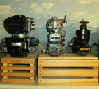 On the left is a Hamilton Standard (Woodward) aircraft engine governor, a Hamilton Standard 1P12-A and the CSSA series 210105.