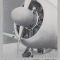 A closeup of the Pratt & Whitney type 550 radial engine.