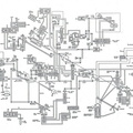 A schematic drawing of the Woodward CFM56-2 gas turbine fuel control governor contraption in Brad's collection.