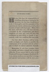 A page out of the 1911 Woodward Governor Company water wheel governor operating manual.