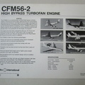 CFM56-2 gas turbine engine history.
