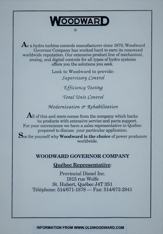 Reserching and documenting the history of the Woodward Governor evolutiotion.