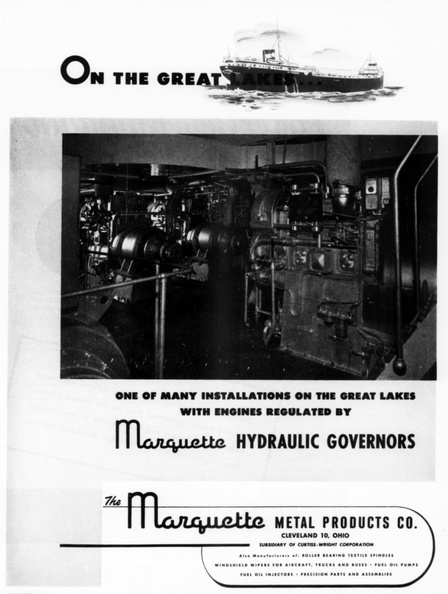 The Marquette hydraulic governors were manufactured almost identical to the Woodward type SI, PG and UG8 governor systems.