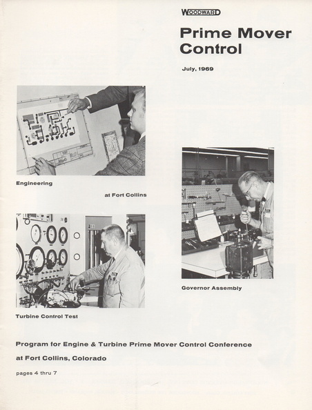 PRIME MOVER CONTROL  JULY 1969.