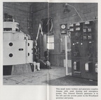 A typical small hydro-electric power house with a Woodward gateshaft type governor system.
