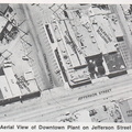 Aerial view of the downtown plant on Jefferson Street.