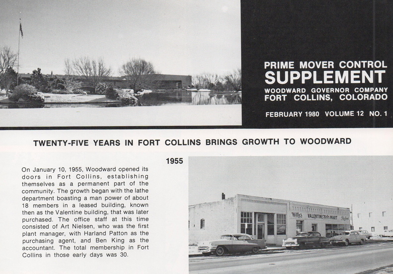 Woodward... 25 years in Fort Collins.
