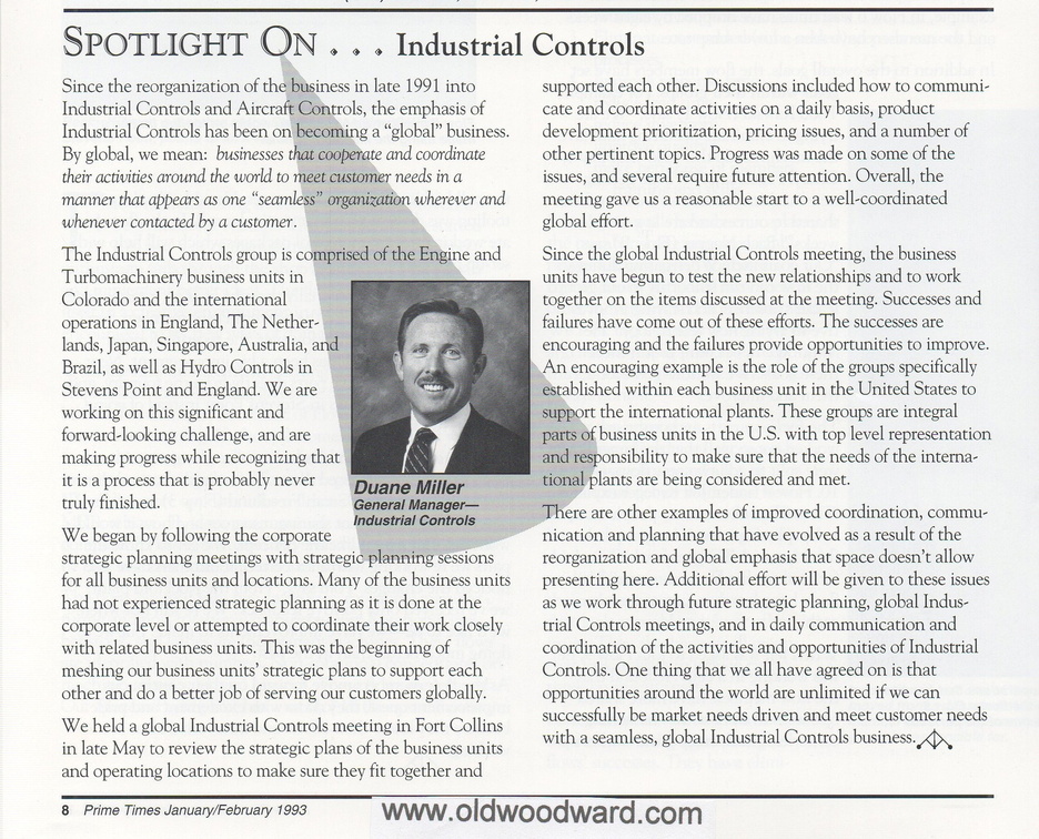  SPOTLIGHT ON... Industrial Controls for 1991.