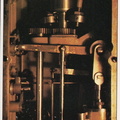 These IC diesel engine governor components are similar to the Woodward A type turbine water wheel governor units.
