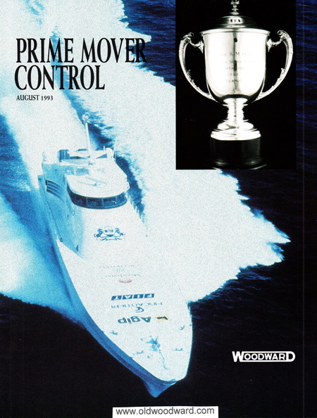 PRIME MOVER CONTROL AUGUST 1993.