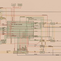 A Woodward Governor Company schematic parts production diagram from the 1970's.