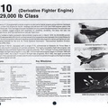GE F110 jet engine history data.