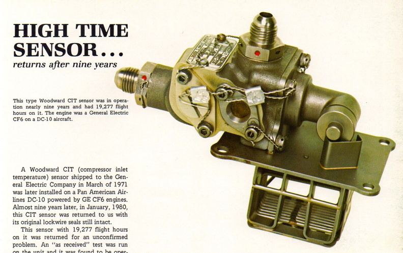  Woodward CIT sensor history from the PMC September 1980 issue.