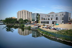 Looking out downriver from the Rockford Bridge.