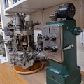 A Woodward UG8 governor and a Woodward CFM56-2 jet engine fuel control on display.