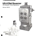 The Woodward UG-8 Governor system for hydraulic turbine water wheel control.