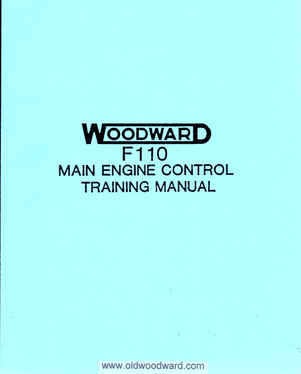 WOODWARD GE-F110 MEC.