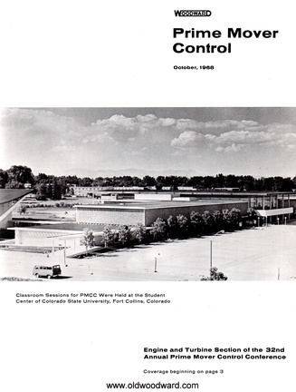 32nd Annual Prime Mover Control Conference in 1968.