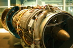 This is General Electric Company's CJ805 commercial gas turbine of the J79 jet engine.