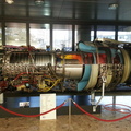 This is General Electric Company's CJ805 commercial gas turbine engine of the J79 jet engine.